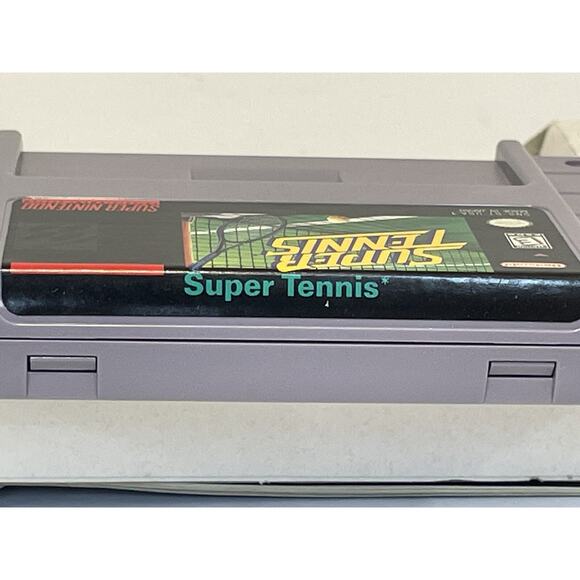 Super Tennis SNES Complete in Box CIB Tested Authentic (Box Wear) - Picture 11 of 12